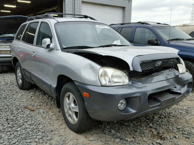 KM8SC13E44U767874 - 2004 HYUNDAI SANTA FE G SILVER photo 1