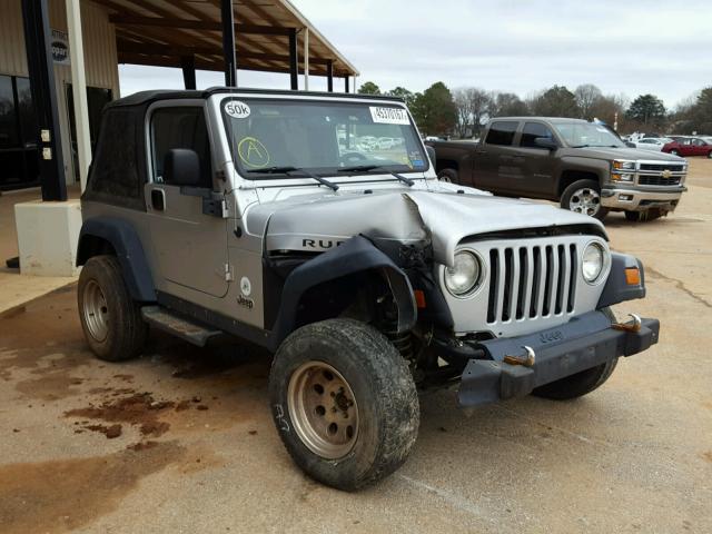 1J4FA69SX3P329938 - 2003 JEEP WRANGLER / SILVER photo 1