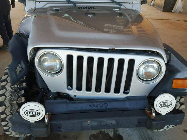 1J4FA69SX3P329938 - 2003 JEEP WRANGLER / SILVER photo 7