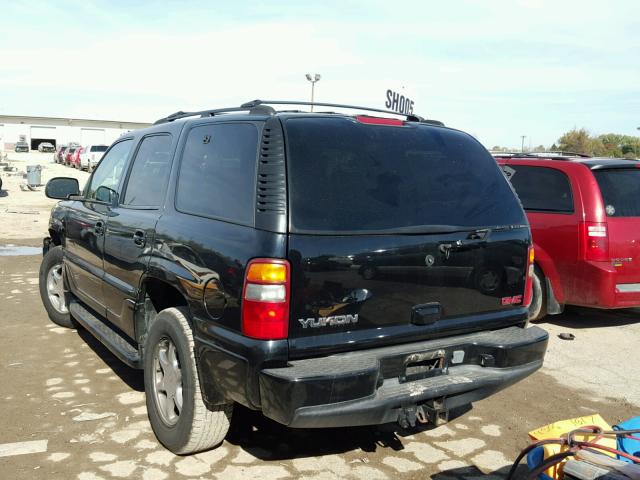 1GKEK63U61J202729 - 2001 GMC DENALI BLACK photo 3