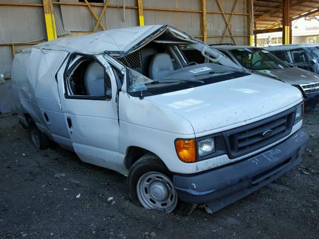 1FTRE14L35HA43260 - 2005 FORD ECONOLINE WHITE photo 1