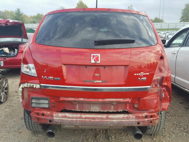 3GSCL537X9S533235 - 2009 SATURN VUE RED photo 9