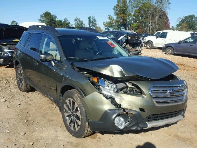 4S4BSBNC5F3284276 - 2015 SUBARU OUTBACK 2. GREEN photo 1