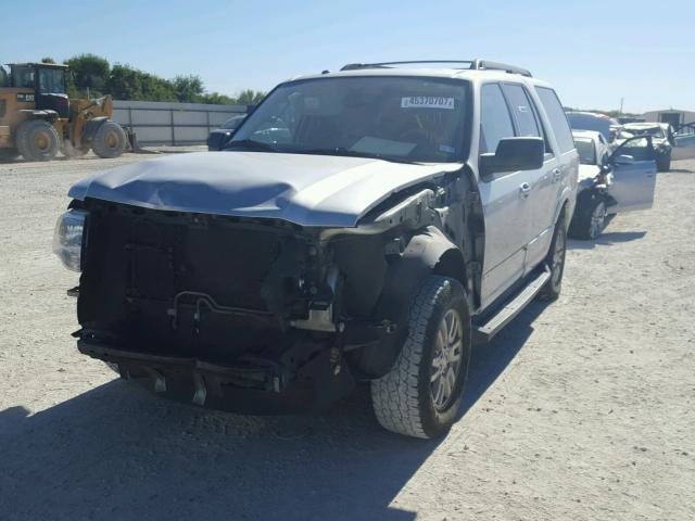 1FMJU1H55BEF54361 - 2011 FORD EXPEDITION SILVER photo 2