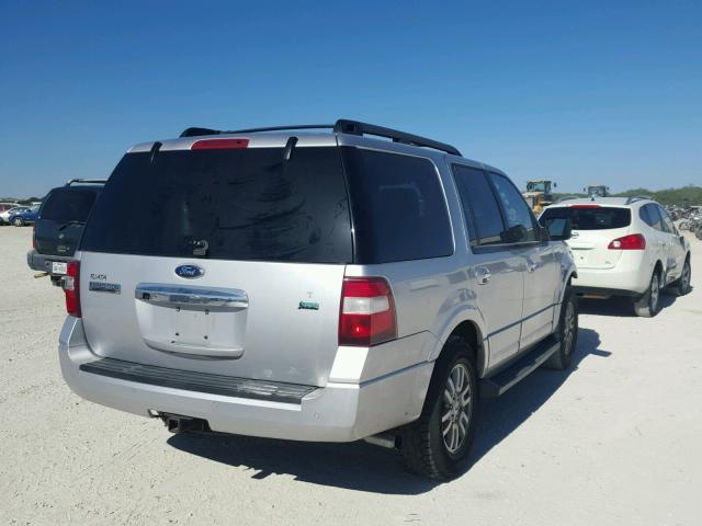 1FMJU1H55BEF54361 - 2011 FORD EXPEDITION SILVER photo 4