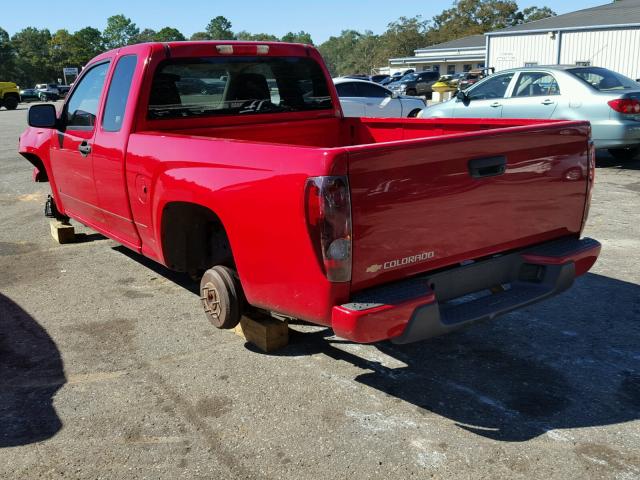 1GCCS198168122446 - 2006 CHEVROLET COLORADO RED photo 3