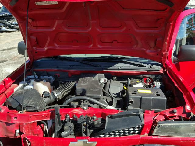 1GCCS198168122446 - 2006 CHEVROLET COLORADO RED photo 7