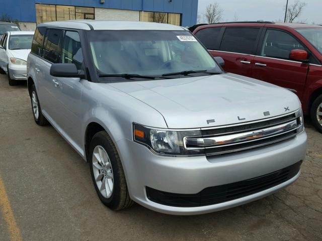 2FMGK5B82EBD03923 - 2014 FORD FLEX SILVER photo 1