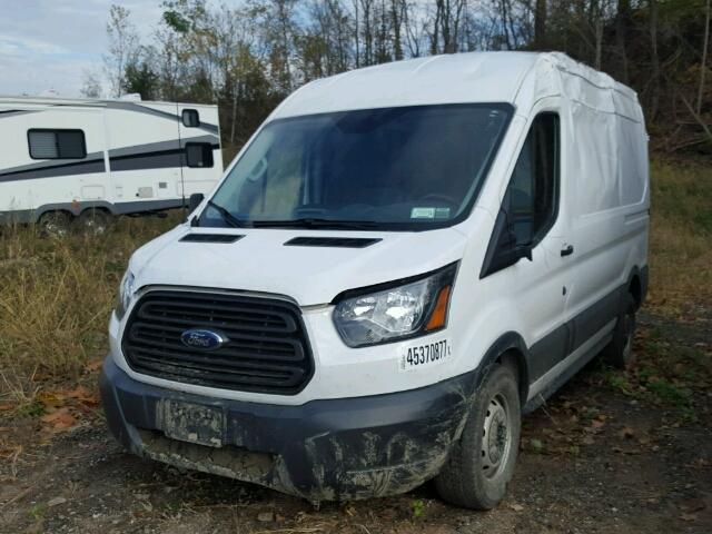 1FTYE1CM5FKB12296 - 2015 FORD TRANSIT T- WHITE photo 2