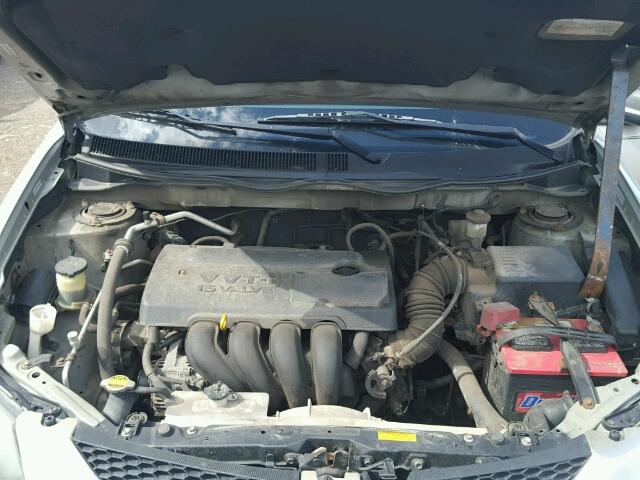 5Y2SL62884Z428616 - 2004 PONTIAC VIBE SILVER photo 7