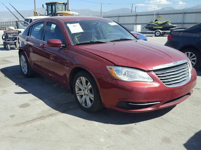 1C3CCBBB7CN299643 - 2012 CHRYSLER 200 TOURIN BURGUNDY photo 1