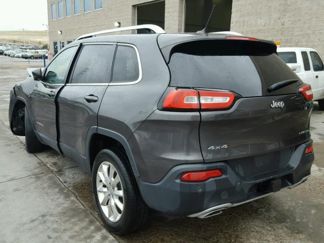 1C4PJMDS9FW613724 - 2015 JEEP CHEROKEE L GRAY photo 3