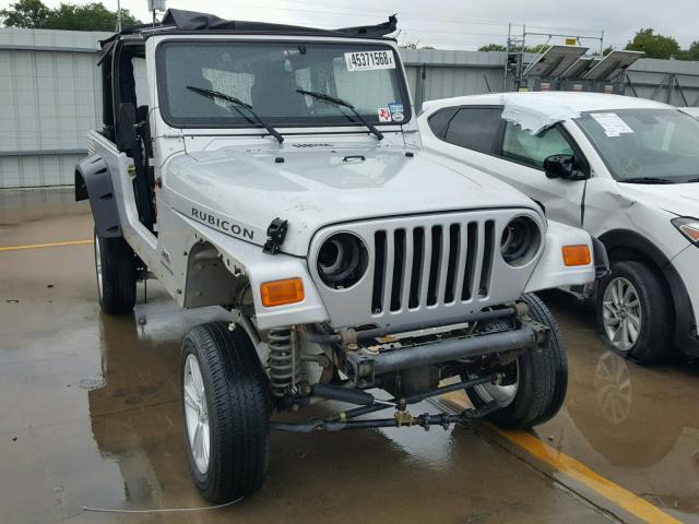 1J4FA64S26P766165 - 2006 JEEP WRANGLER / SILVER photo 1