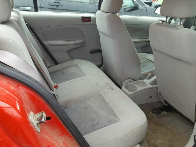 1G1AK55F467740961 - 2006 CHEVROLET COBALT RED photo 6