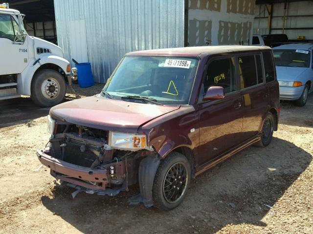 JTLKT324550204354 - 2005 TOYOTA SCION XB მუქწითელი ფოტო 2