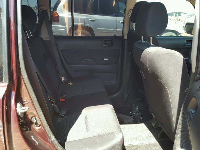 JTLKT324550204354 - 2005 TOYOTA SCION XB მუქწითელი ფოტო 6