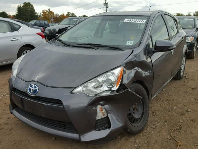 JTDKDTB35D1534956 - 2013 TOYOTA PRIUS C GRAY photo 9