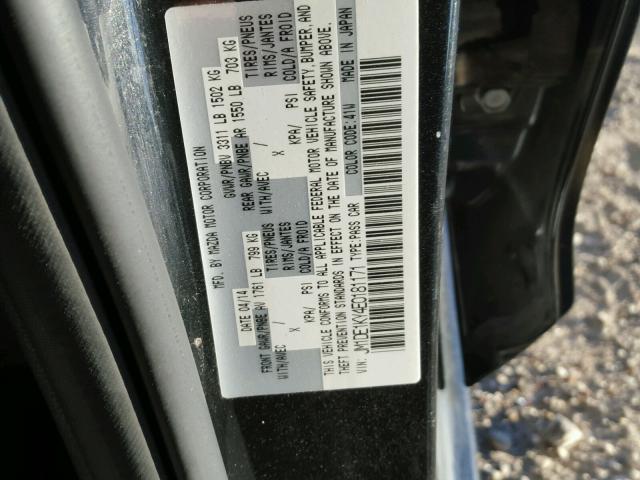 JM1DE1KY4E0181171 - 2014 MAZDA MAZDA2 SPO 黑色 照片 10