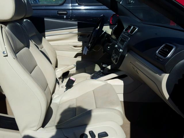 WVWDA71F77V021791 - 2007 VOLKSWAGEN EOS 2.0T S წითელი ფოტო 5