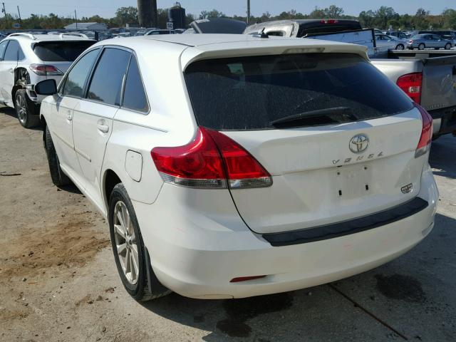 4T3ZE11A29U018417 - 2009 TOYOTA VENZA BASE WHITE photo 3