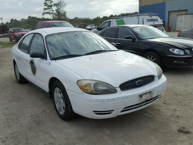 1FAFP53U06A213749 - 2006 FORD TAURUS SE WHITE photo 1