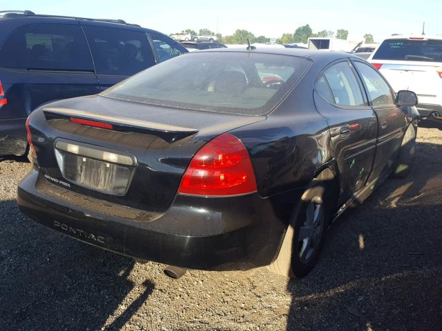 2G2WP552781100226 - 2008 PONTIAC GRAND PRIX BLACK photo 4