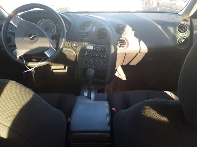 2G2WP552781100226 - 2008 PONTIAC GRAND PRIX BLACK photo 9