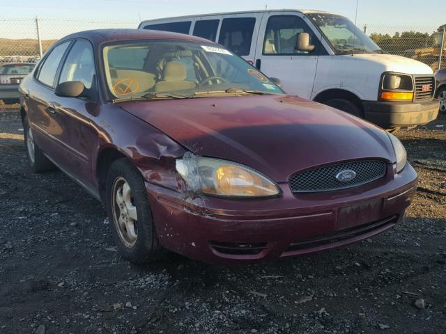 1FAFP53U67A170987 - 2007 FORD TAURUS SE RED photo 1