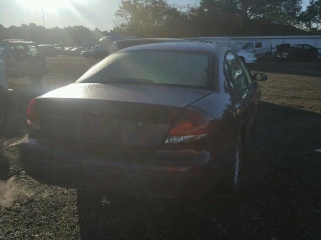 1FAFP53U67A170987 - 2007 FORD TAURUS SE RED photo 4