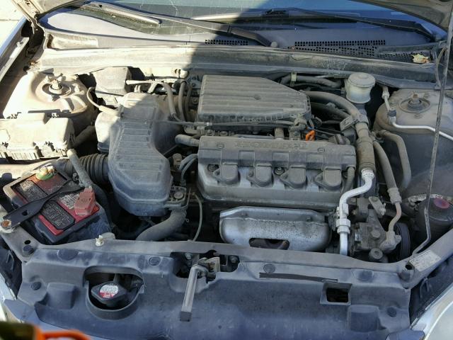 2HGES16524H555060 - 2004 HONDA CIVIC LX GRAY photo 7