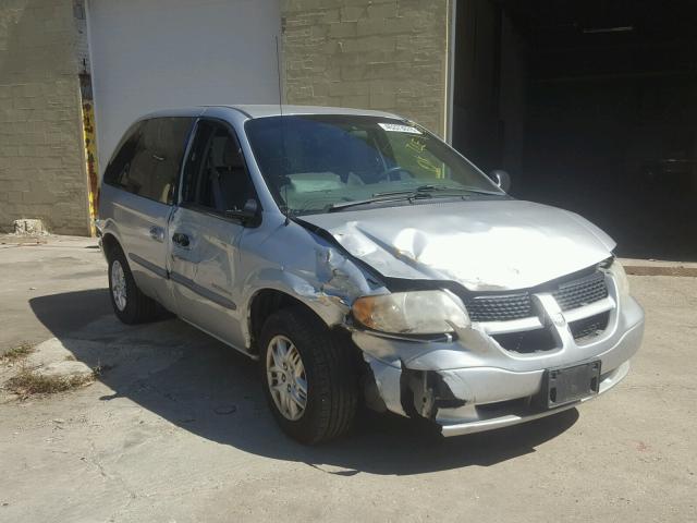 1B4GP45G71B125216 - 2001 DODGE CARAVAN SP SILVER photo 1