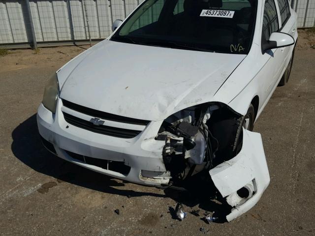 1G1AL52F157576357 - 2005 CHEVROLET COBALT LS WHITE photo 9