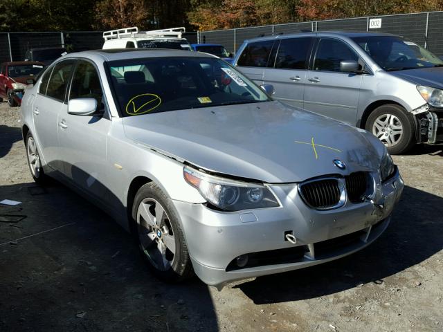 WBANF33517CS41049 - 2007 BMW 525 XI SILVER photo 1