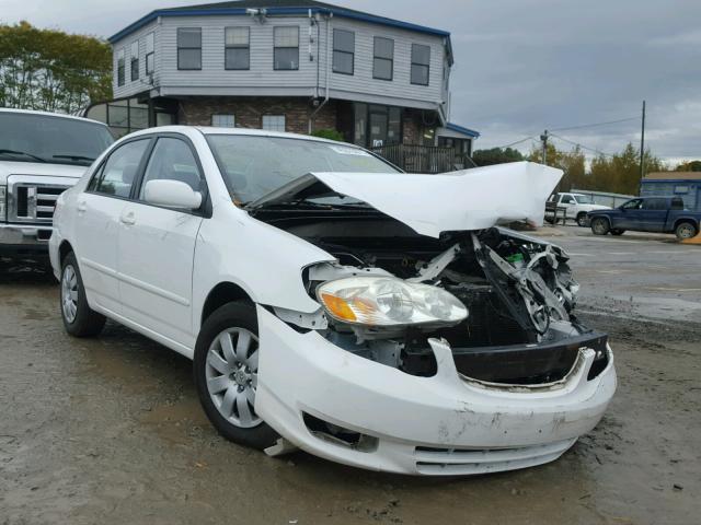 2T1BR32E53C158692 - 2003 TOYOTA COROLLA CE WHITE photo 1