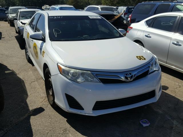 4T1BF1FKXCU542253 - 2012 TOYOTA CAMRY WHITE photo 1