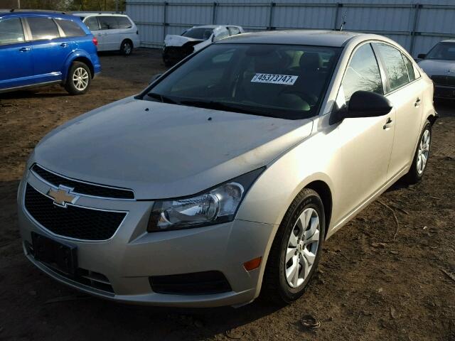 1G1PA5SH6D7222656 - 2013 CHEVROLET CRUZE LS TAN photo 2