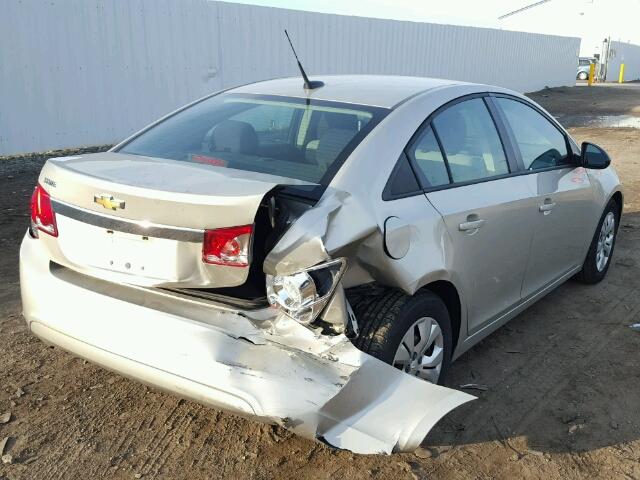 1G1PA5SH6D7222656 - 2013 CHEVROLET CRUZE LS TAN photo 4