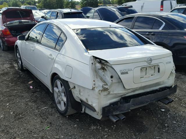 1N4BA41E56C835032 - 2006 NISSAN MAXIMA SE WHITE photo 3