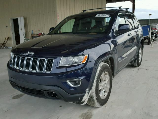 1C4RJEAG0EC240765 - 2014 JEEP GRAND CHER BLUE photo 2