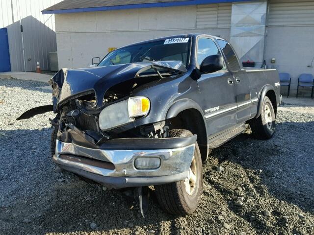 5TBBT48152S232929 - 2002 TOYOTA TUNDRA ACC BLACK photo 2