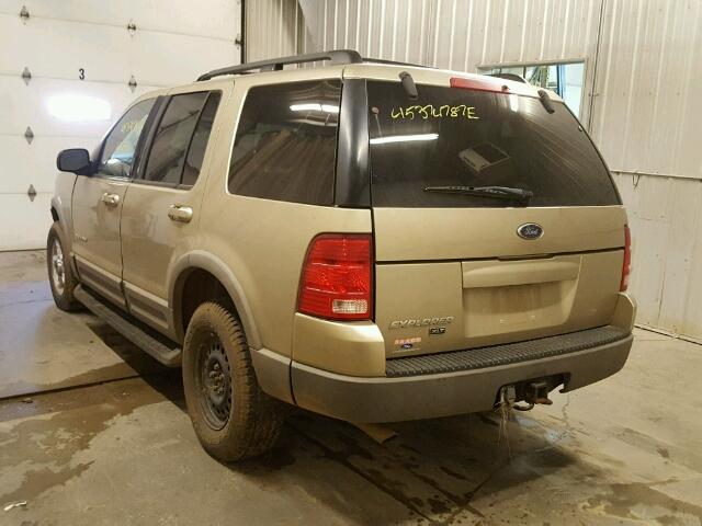 1FMZU73E22ZB97355 - 2002 FORD EXPLORER X GOLD photo 3