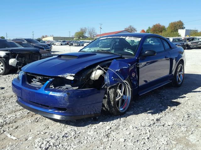 1FAFP42X54F220640 - 2004 FORD MUSTANG GT BLUE photo 2