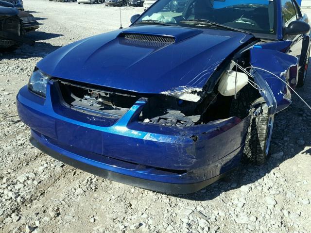 1FAFP42X54F220640 - 2004 FORD MUSTANG GT BLUE photo 9