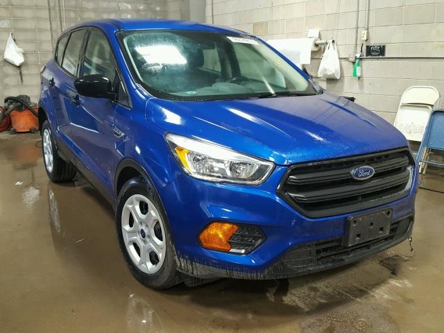 1FMCU0F7XHUF08286 - 2017 FORD ESCAPE S BLUE photo 1