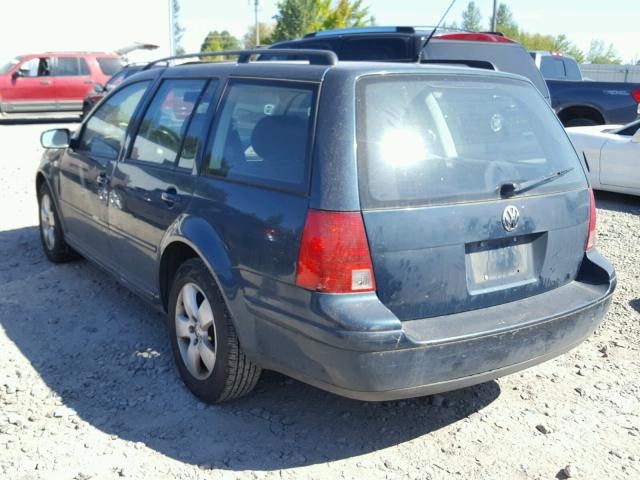 WVWSL61J24W1108844 - 2004 VOLKSWAGEN JETTA GLS TEAL photo 3