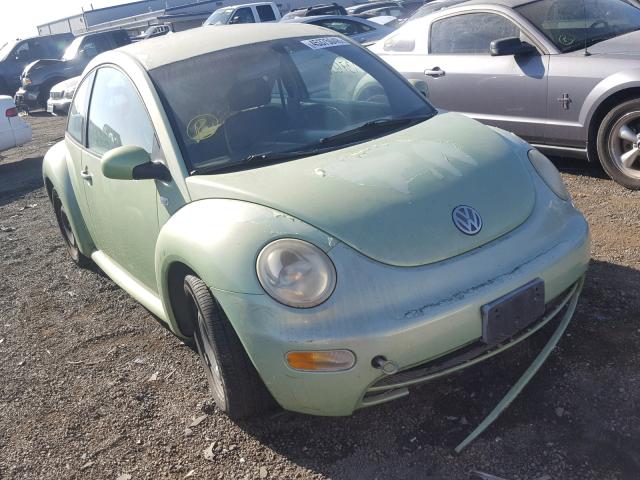 3VWBK21C52M420731 - 2002 VOLKSWAGEN NEW BEETLE 绿色 照片 1