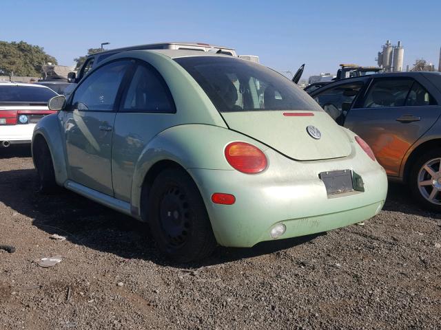 3VWBK21C52M420731 - 2002 VOLKSWAGEN NEW BEETLE 绿色 照片 3