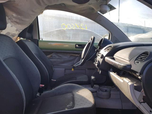 3VWBK21C52M420731 - 2002 VOLKSWAGEN NEW BEETLE 绿色 照片 5