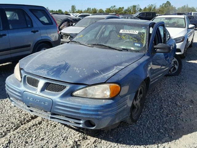 1G2NE52T7XC551888 - 1999 PONTIAC GRAND AM S BLUE photo 2