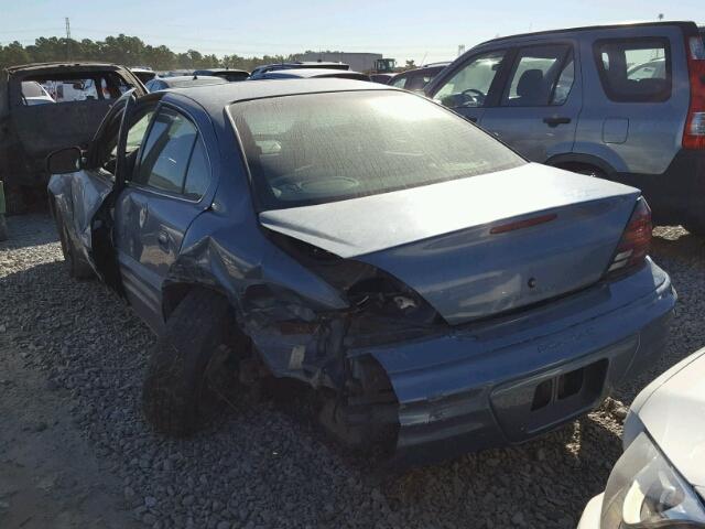 1G2NE52T7XC551888 - 1999 PONTIAC GRAND AM S BLUE photo 3